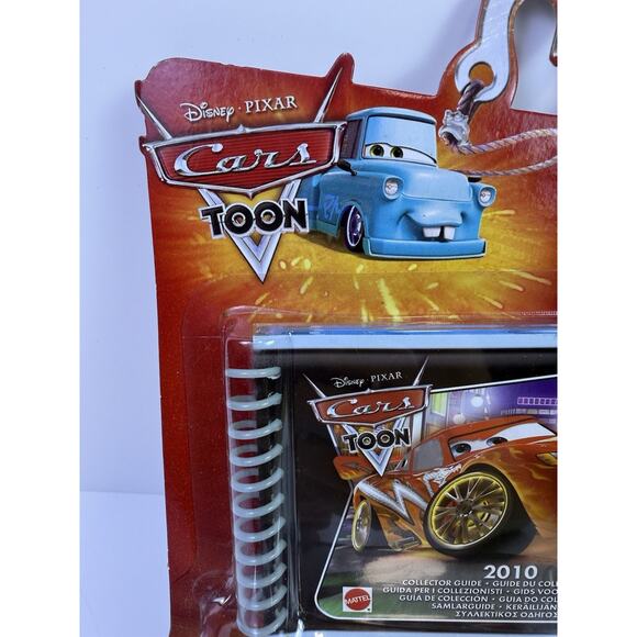 NIB Disney Pixar Cars Toon 2010 Collector Guide Dragon Lightening McQueen 1:55 - Picture 2 of 9